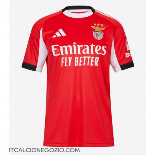 Maglia Calcio Benfica Prima Divisa 2025-26 Manica Corta
